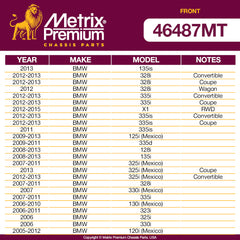 Metrix Premium Front Suspension Kit 46487MT OEM fit auto parts fitment compability