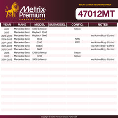 Metrix Premium Chassis Parts  suspension steering brake parts