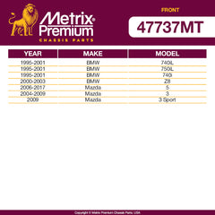 Metrix Premium Front Stabilizer Bar Link 47737MT OEM fit auto parts fitment compability