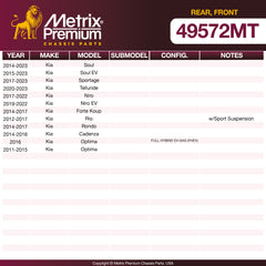 Metrix Premium Chassis Parts  suspension steering brake parts