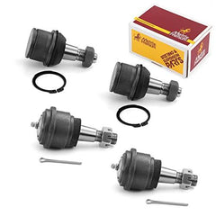 4PCS Upper and Lower Ball Joint Kit Fits K7397, K7394 2000-2002 Dodge Ram 3500 RWD, 2000-2002 Dodge Ram 3500 4WD, 2000-2002 Dodge Ram 2500 4WD - Metrix Premium Chassis Parts