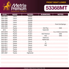 Front Right Lower Control Arm 53368MT