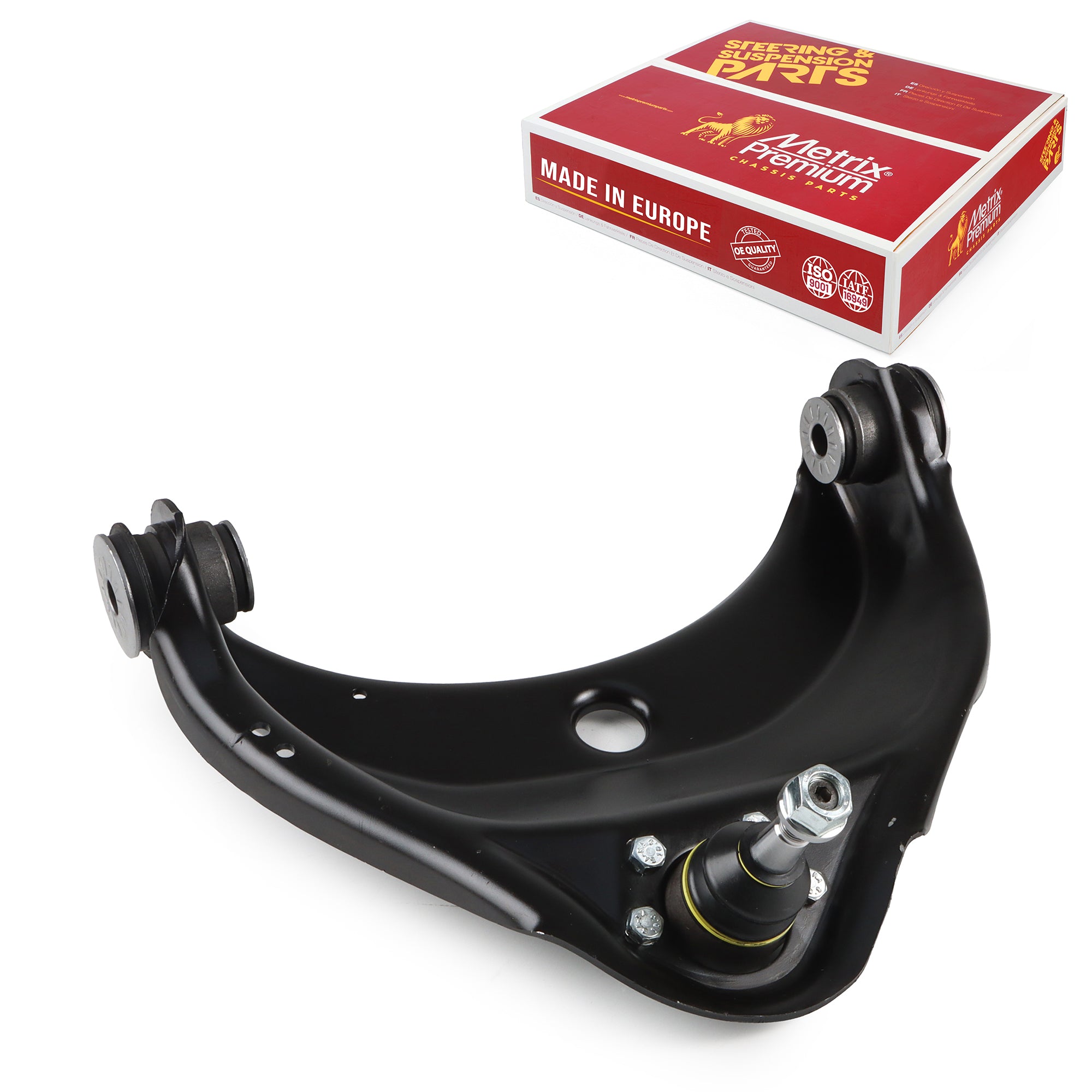 Metrix Premium Chassis Parts Front Right Upper Control Arm and Ball Joint Assembly 53694MT OEM fit auto parts