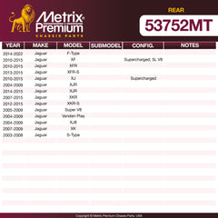 Metrix Premium Chassis Parts Rear Control Arm 53752MT OEM fit auto parts