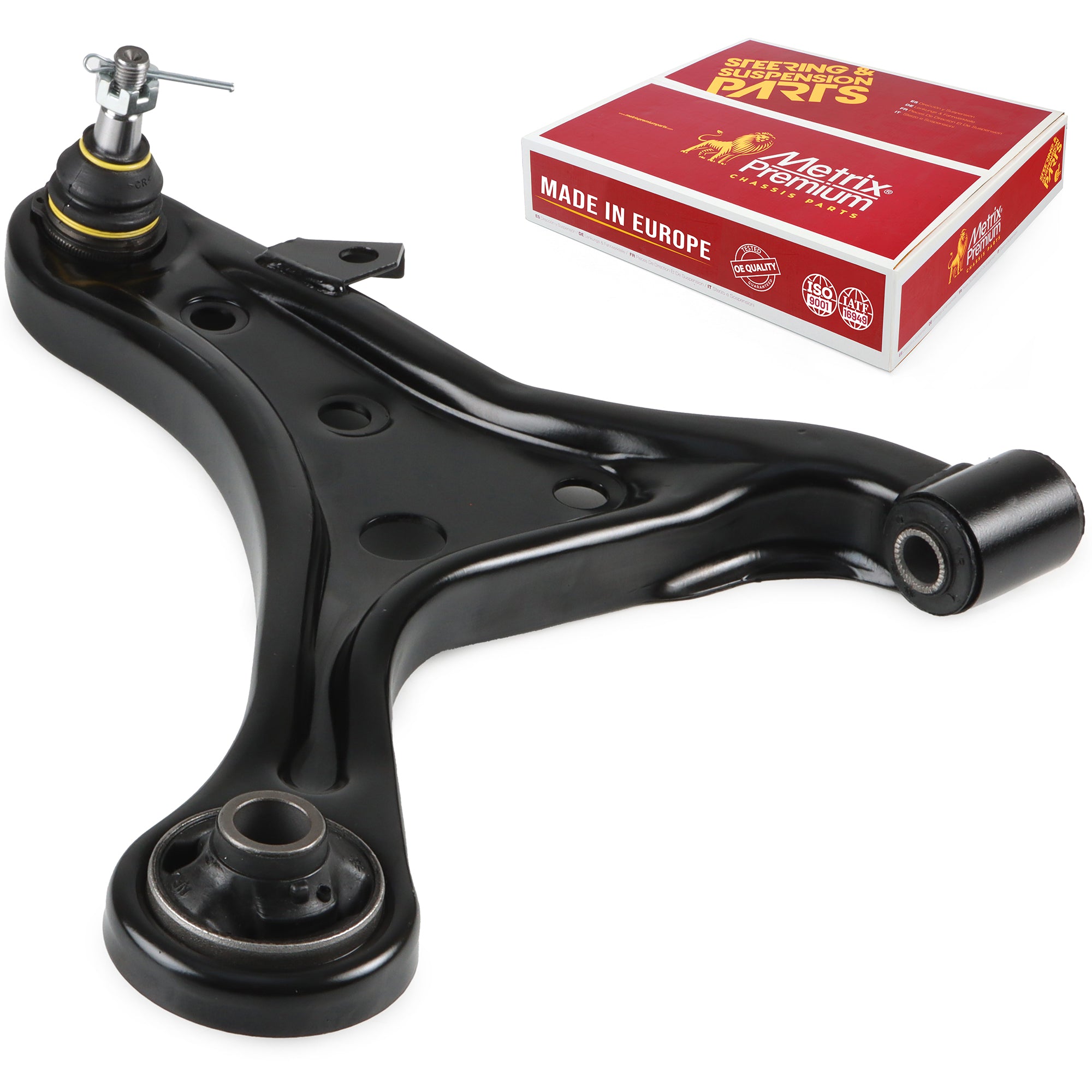Metrix Premium Chassis Parts Front Right Lower Control Arm and Ball Joint Assembly 53801MT OEM fit auto parts
