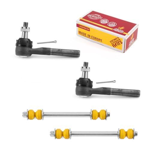 Metrix Premium 4PCS Outer Tie Rod End and Front Stabilizer Bar Link Kit ES3540, K700542 Fits Dodge Ram 1500, Dodge Ram 2500, Dodge Ram 3500 - Metrix Premium Chassis Parts