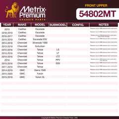 Metrix Premium Front Upper Ball Joint 54802MT OEM fit spare parts