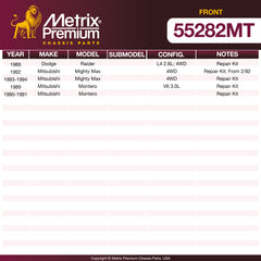Metrix Premium Chassis Parts Front Stabilizer Bar Link 55282MT aftermarket car parts
