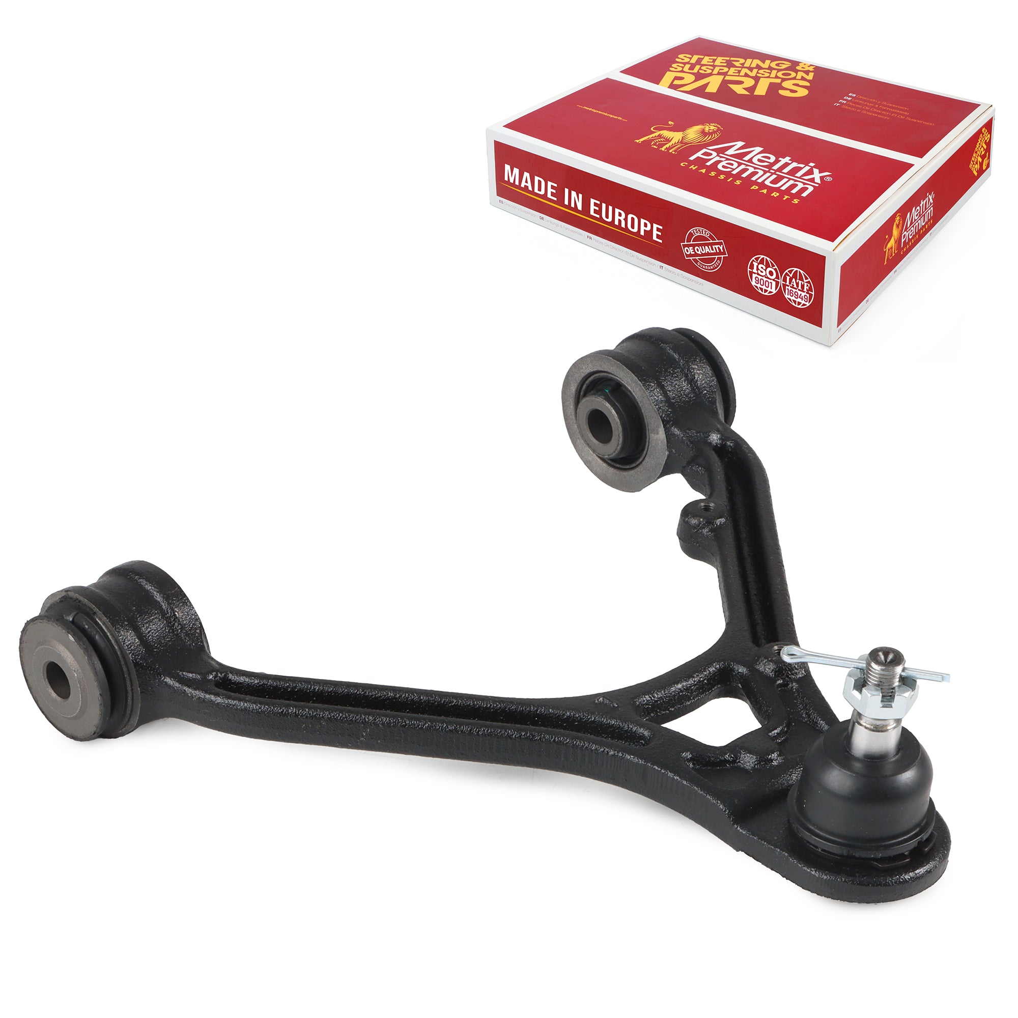 Metrix Premium Chassis Parts Front Left Upper Control Arm and Ball Joint Assembly 55840MT OEM fit auto parts