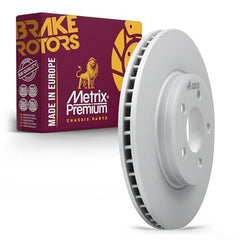 Metrix Premium Front Coated Vented Disc Brake Rotor Fits Dodge Charger, Dodge Challenger, Chrysler 300, Dodge Magnum