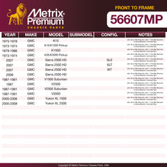 Metrix Premium Chassis Parts  suspension steering brake parts