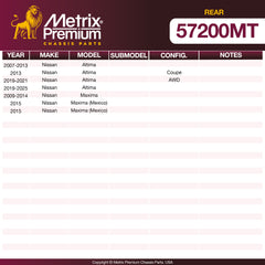 Metrix Premium Rear Trailing Arm 57200MT OEM fit spare parts