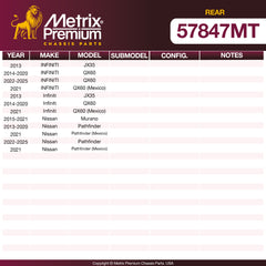 Metrix Premium Rear Trailing Arm 57847MT OEM fit spare parts