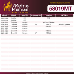 Metrix Premium Chassis Parts Front Right Lower Rearward Control Arm and Ball Joint Assembly 58019MT aftermarket car parts
