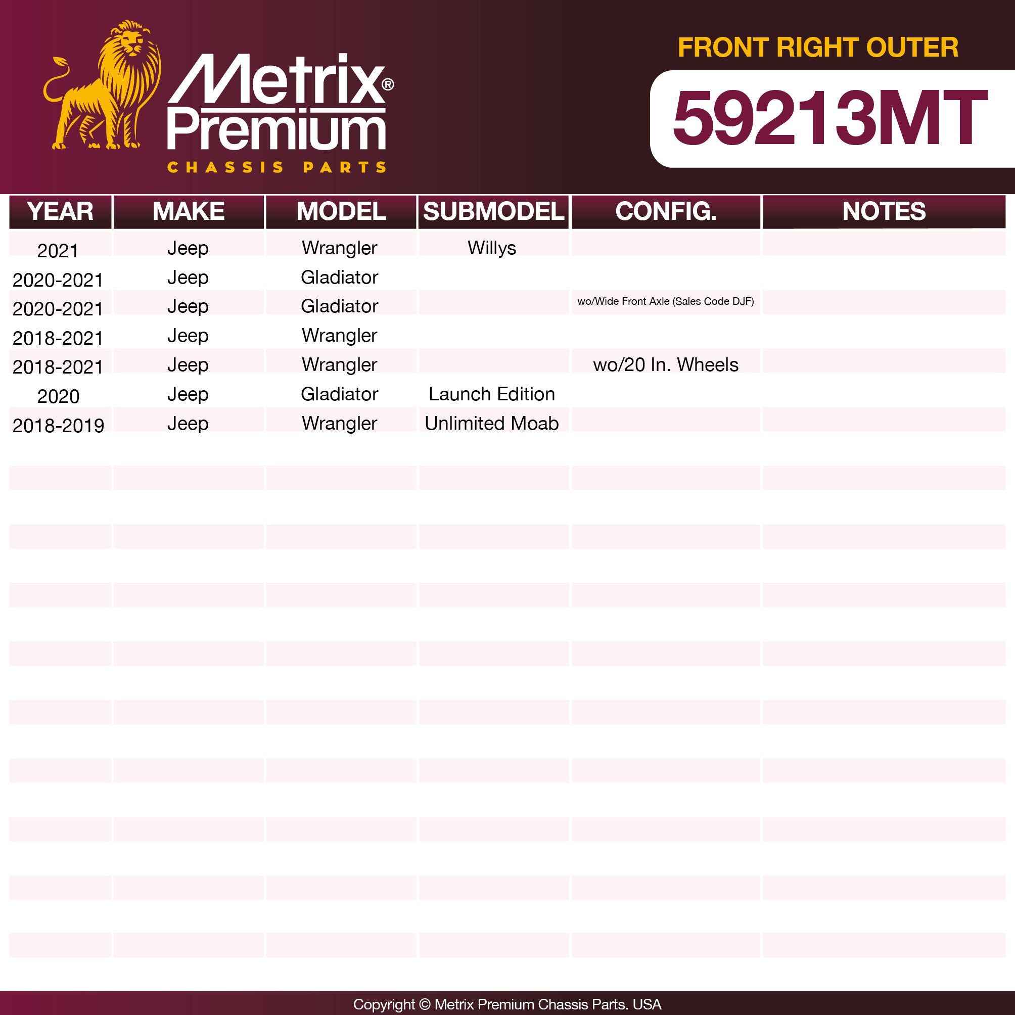 Metrix Premium Chassis Parts  suspension steering brake parts