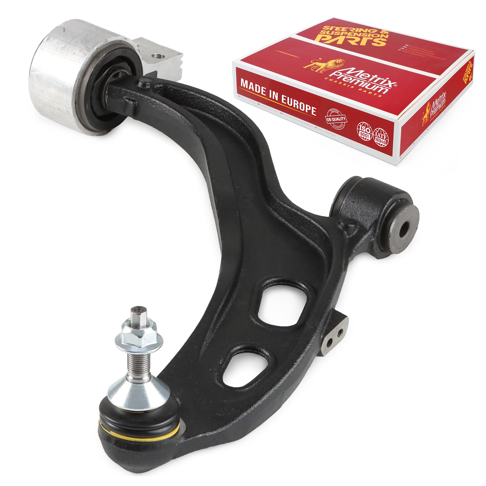 Metrix Premium Chassis Parts Front Right Lower Control Arm and Ball Joint Assembly 60444MT OEM fit auto parts