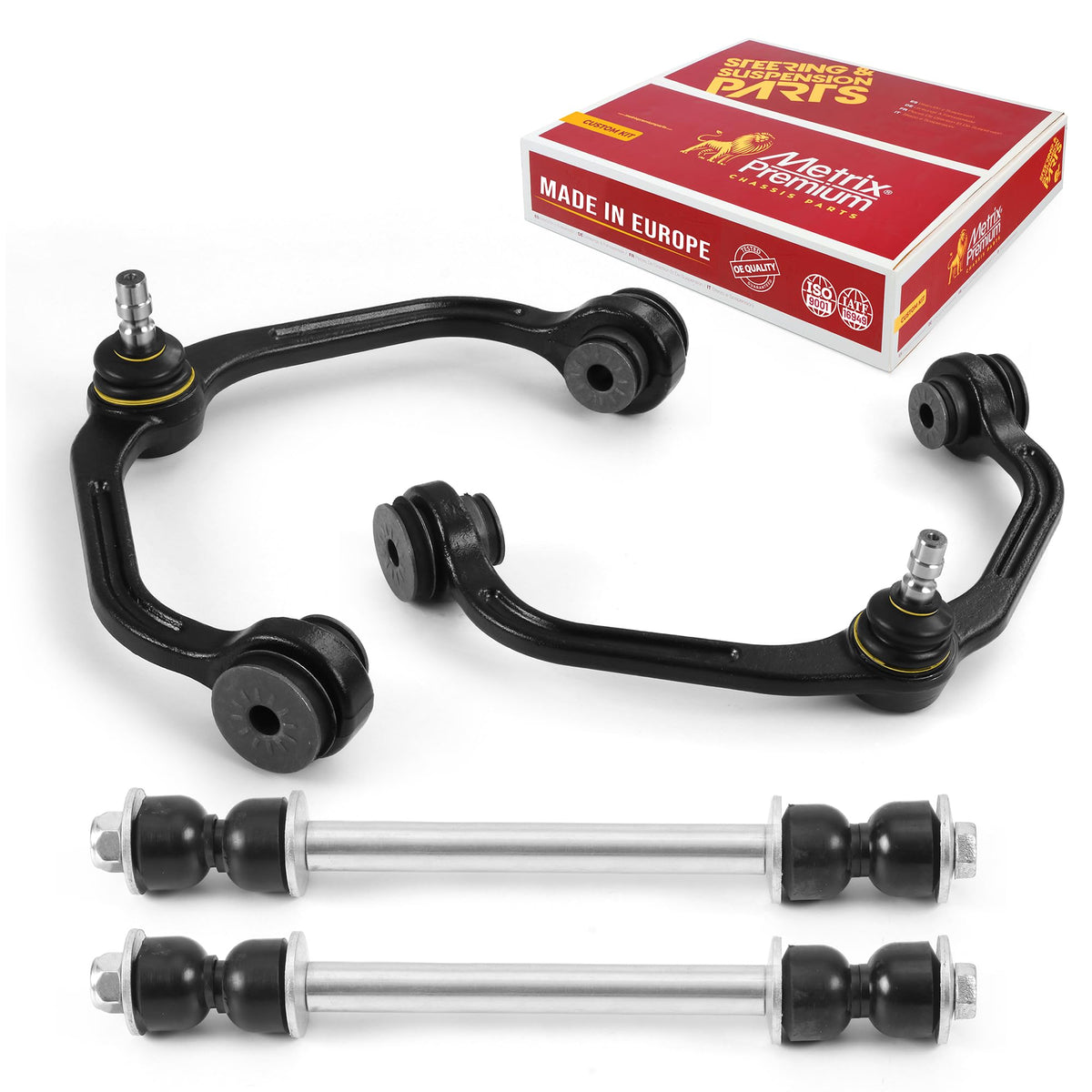 4 PC Front Sway Bar Stabilizer End Link & Upper Control Arm Kit  95981MT