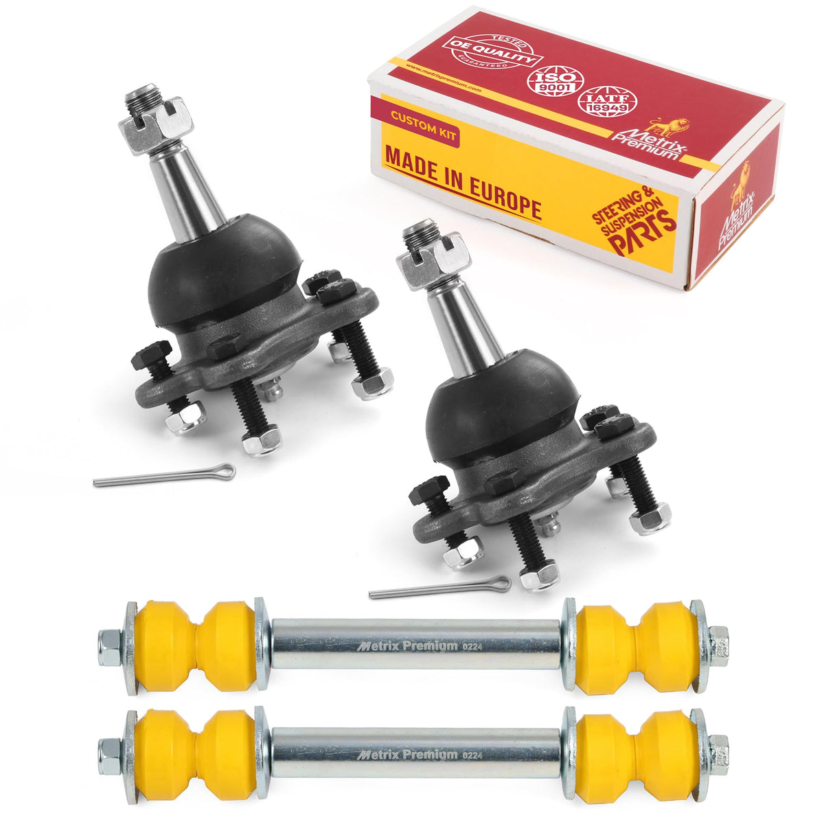 4 PC Front Sway Bar Stabilizer End Link & Front Upper Ball Joint Kit  96073MT