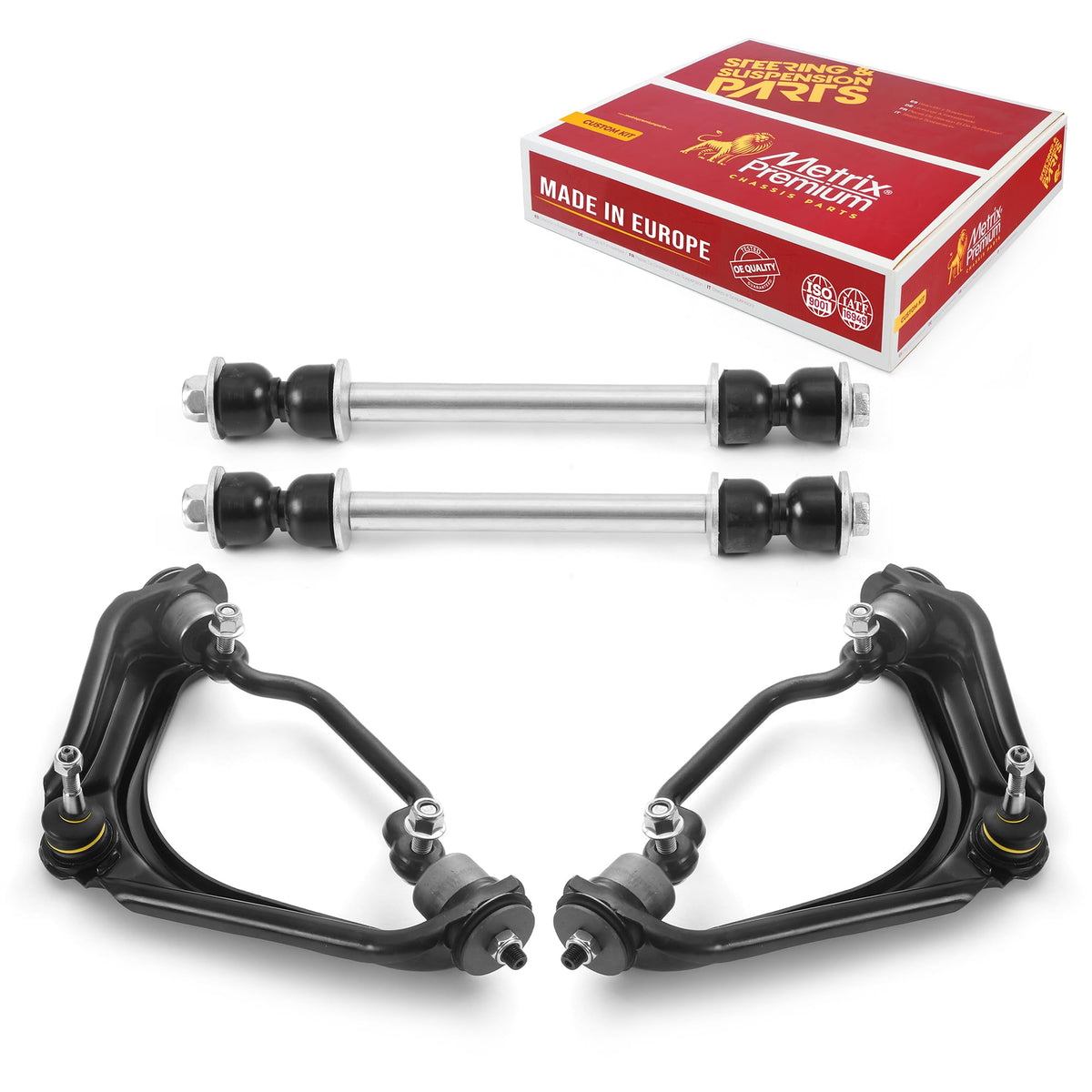 4 PC Front Sway Bar Stabilizer End Link & Upper Control Arm Kit  95987MT