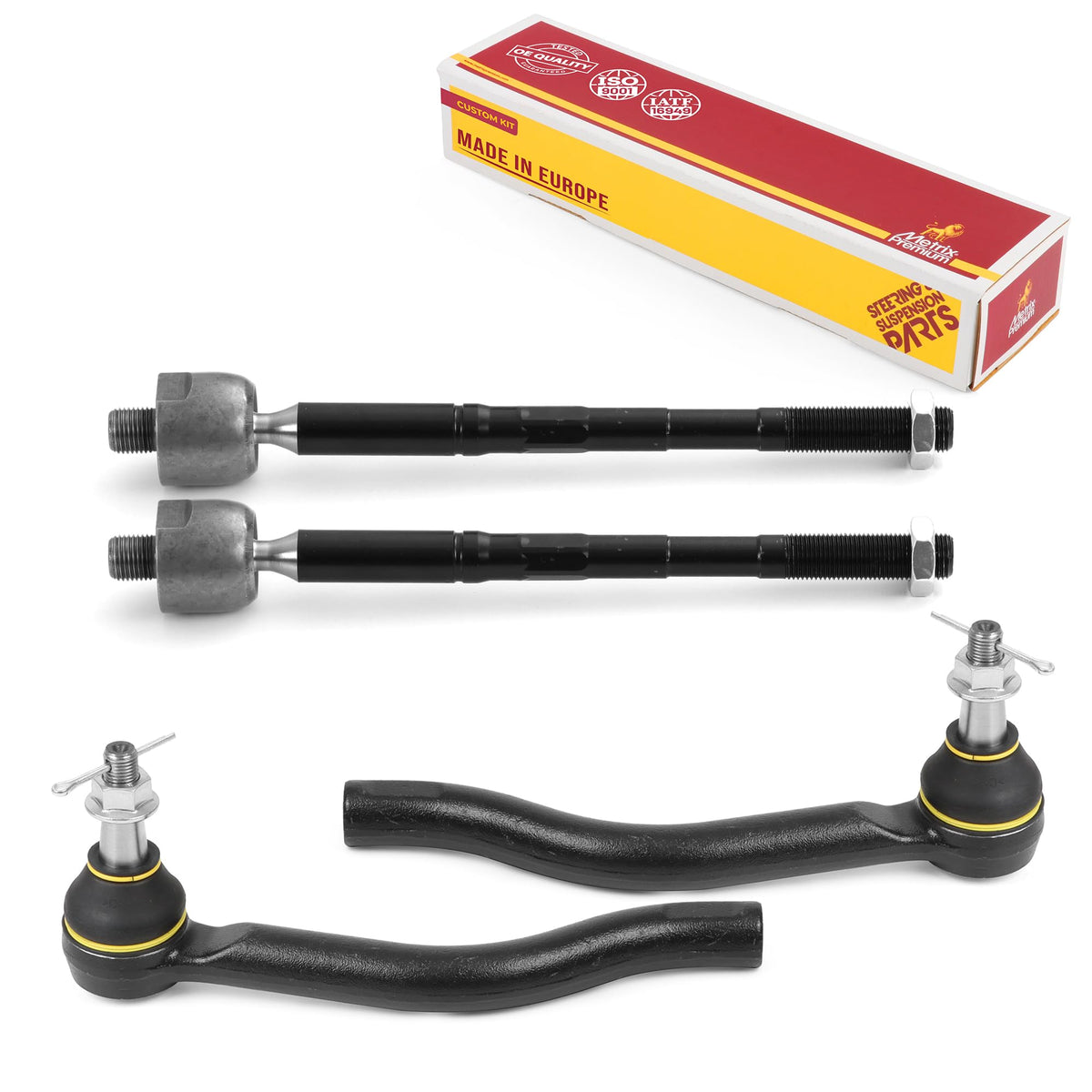 4 PC Front Outer & Inner Tie Rod End Kit  96079MT