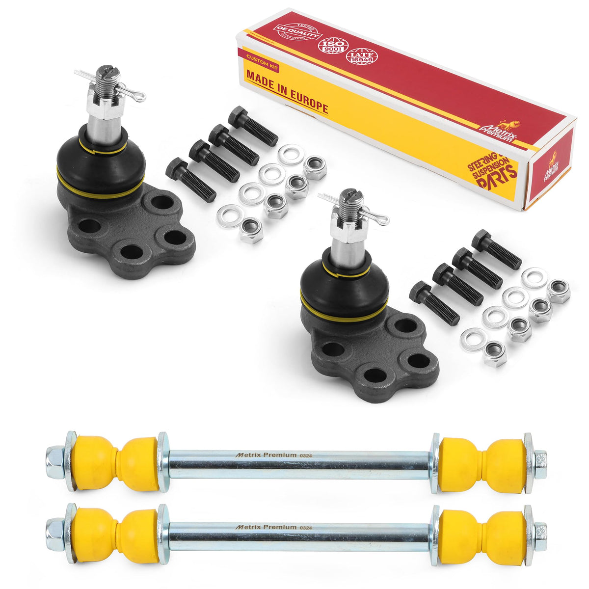 4 PC Front Sway Bar Stabilizer End Link & Lower Ball Joint Kit  96019MT