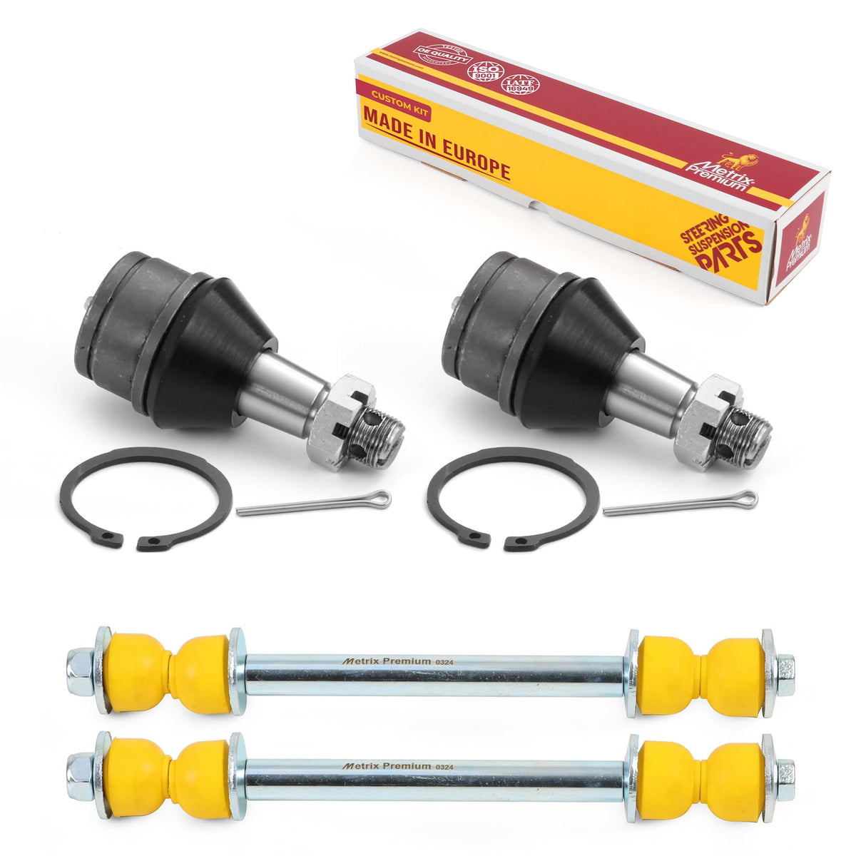 4 PC Front Sway Bar Stabilizer End Link & Lower Ball Joint Kit  96014MT