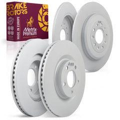 4 PCS Front/Rear Coated Brake Rotor Kit  96323MT
