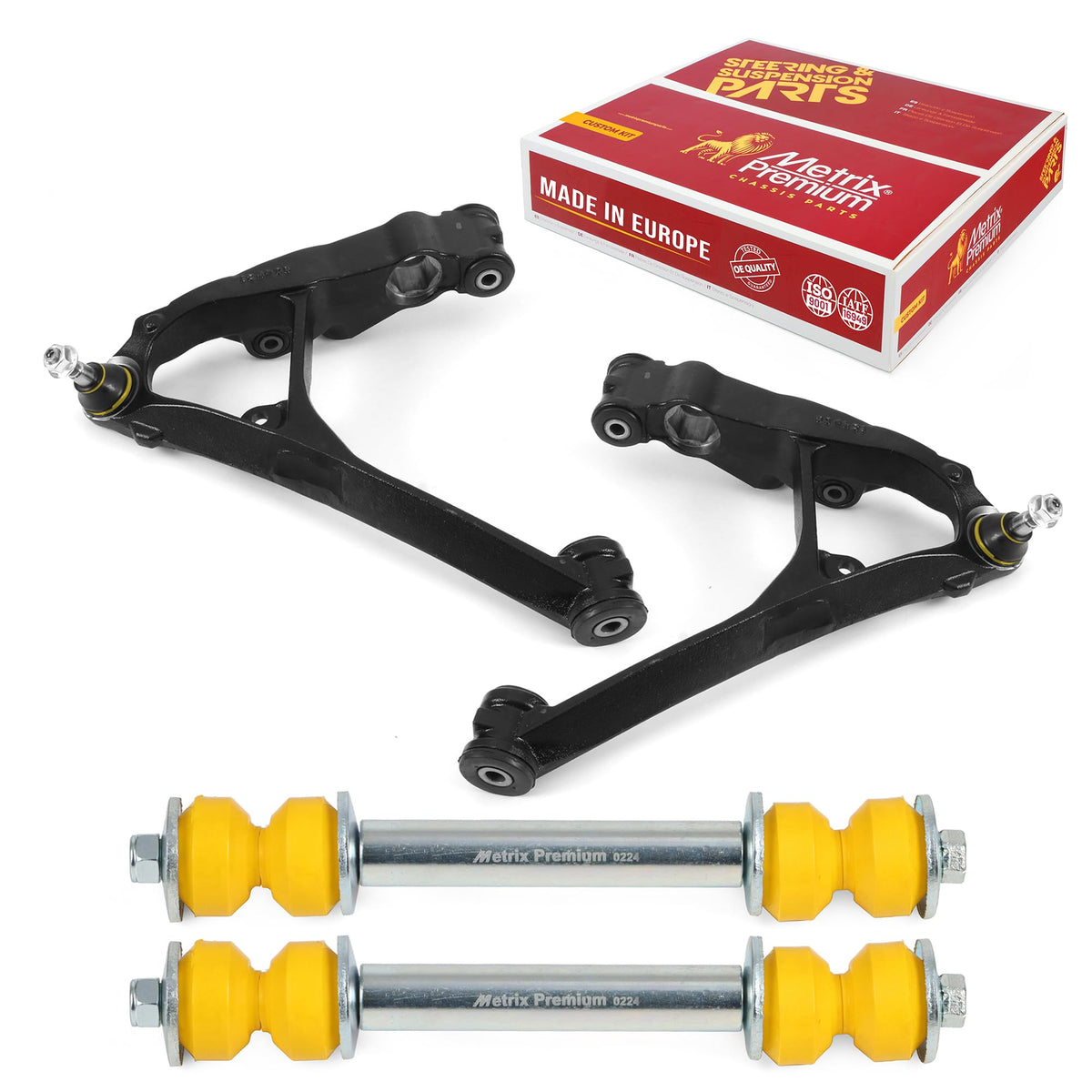 4 PC Front Lower Control Arm & Front Sway Bar Stabilizer End Link Kit  96074MT