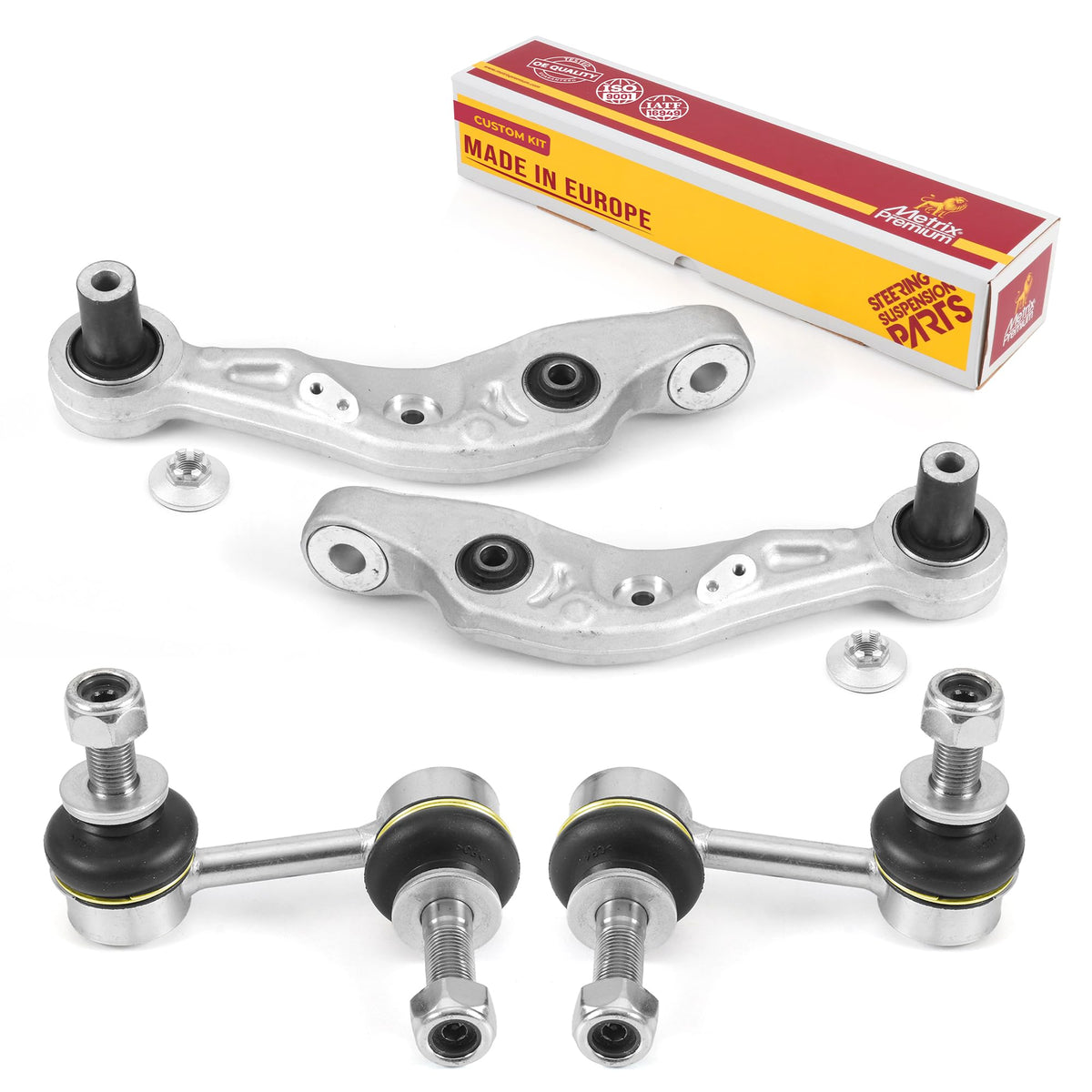 4 PC Front Sway Bar Stabilizer End Link & Front Lower Rearward Control Arm Kit  96096MT