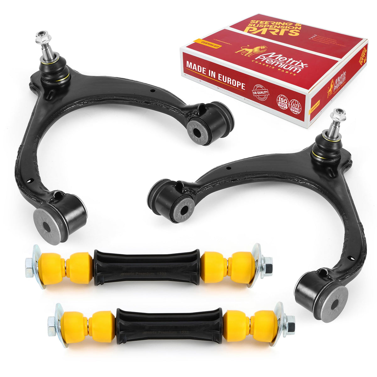 4 PC Front L/R Upper Control Arm & Front Sway Bar Stabilizer End Link Kit  95972MT