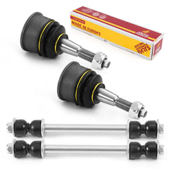 4 PC Front Sway Bar Stabilizer End Link & Upper Ball Joint Kit  95989MT