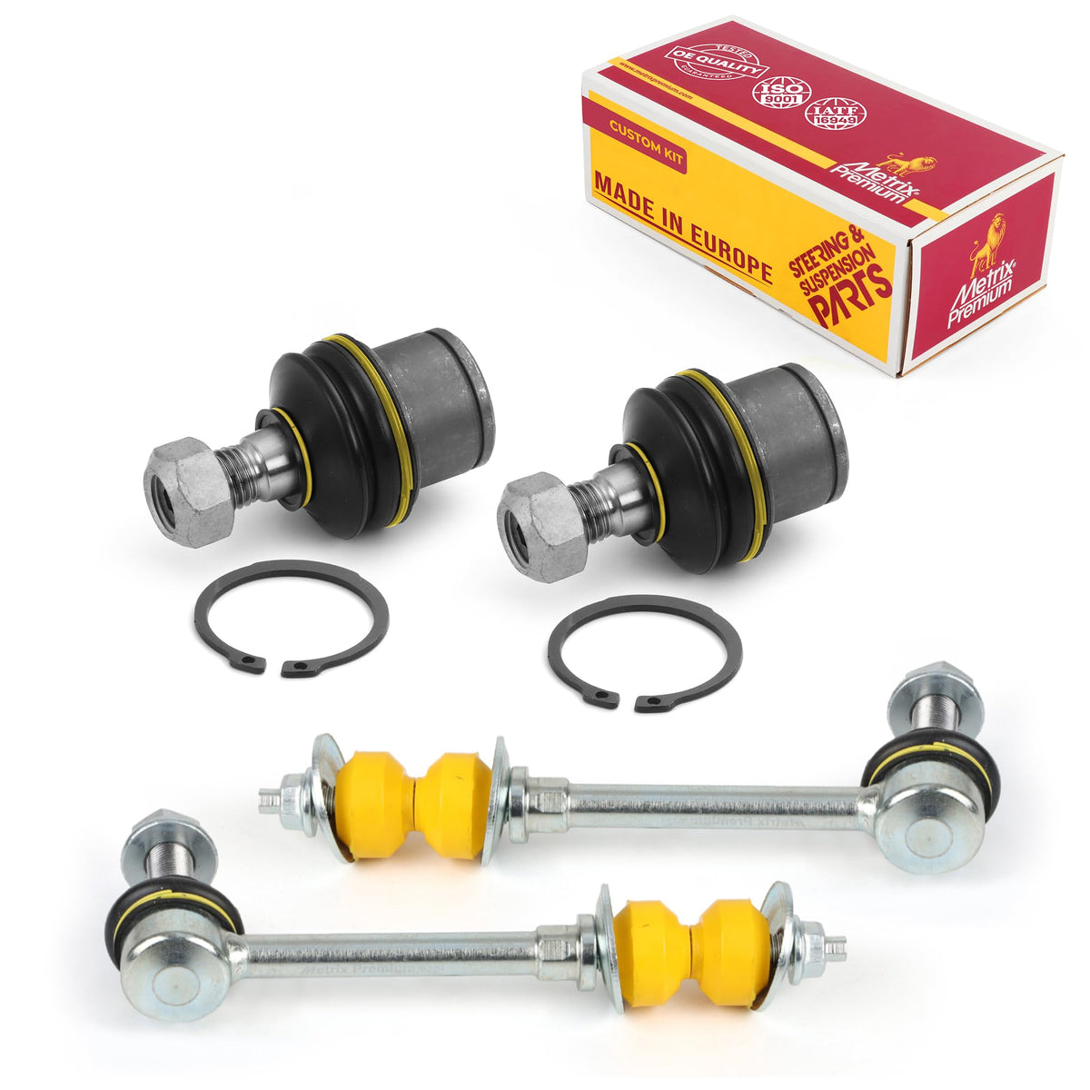 4 PC L/R Front Sway Bar Stabilizer End Link & L/R Front Lower Ball Joint Kit  96028MT