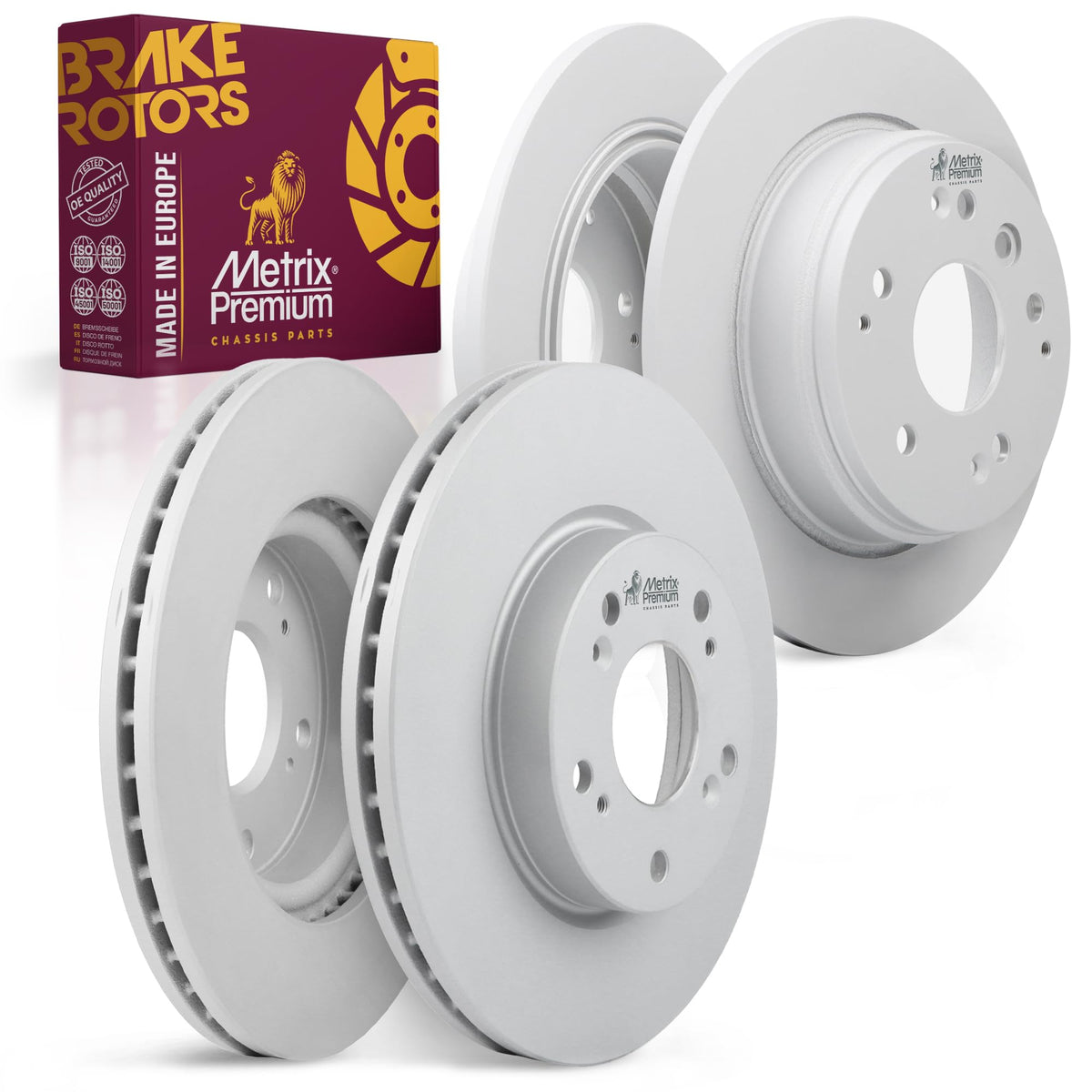 4 PCS Front/Rear Coated Brake Rotor Kit  96321MT