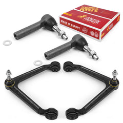 4 PC Front L/R Upper Control Arm & L/R Outer Tie Rod End Kit  95973MT