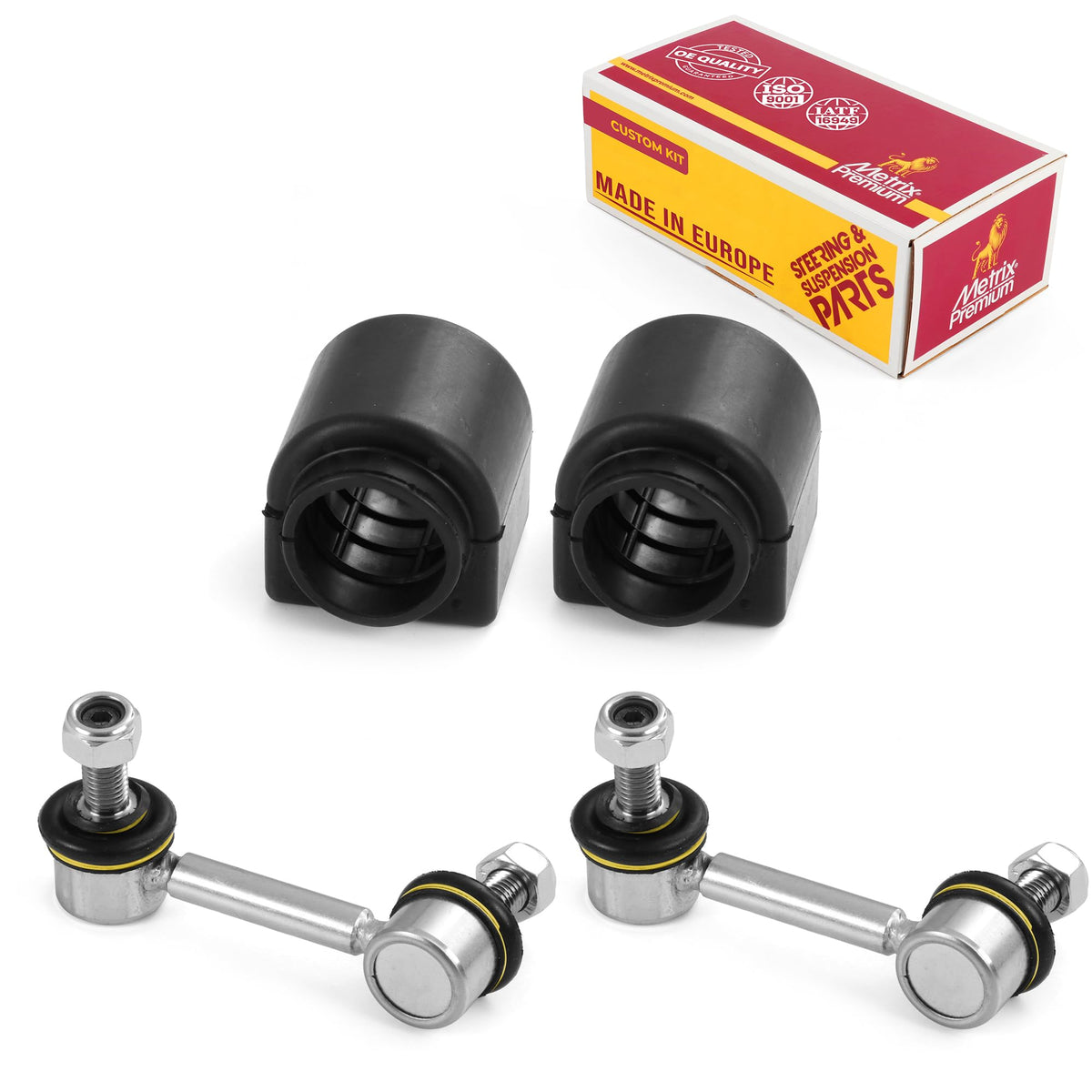 4 PC Front Sway Bar Stabilizer End Link & Stabilizer Bar Bushing Kit  96151MT