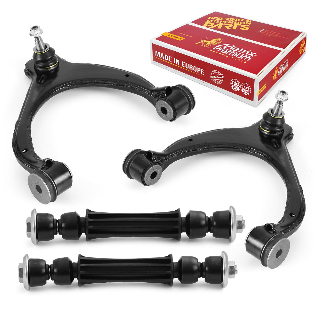 4 PC Front Upper Control Arm & Front Sway Bar Stabilizer End Link Kit  95971MT