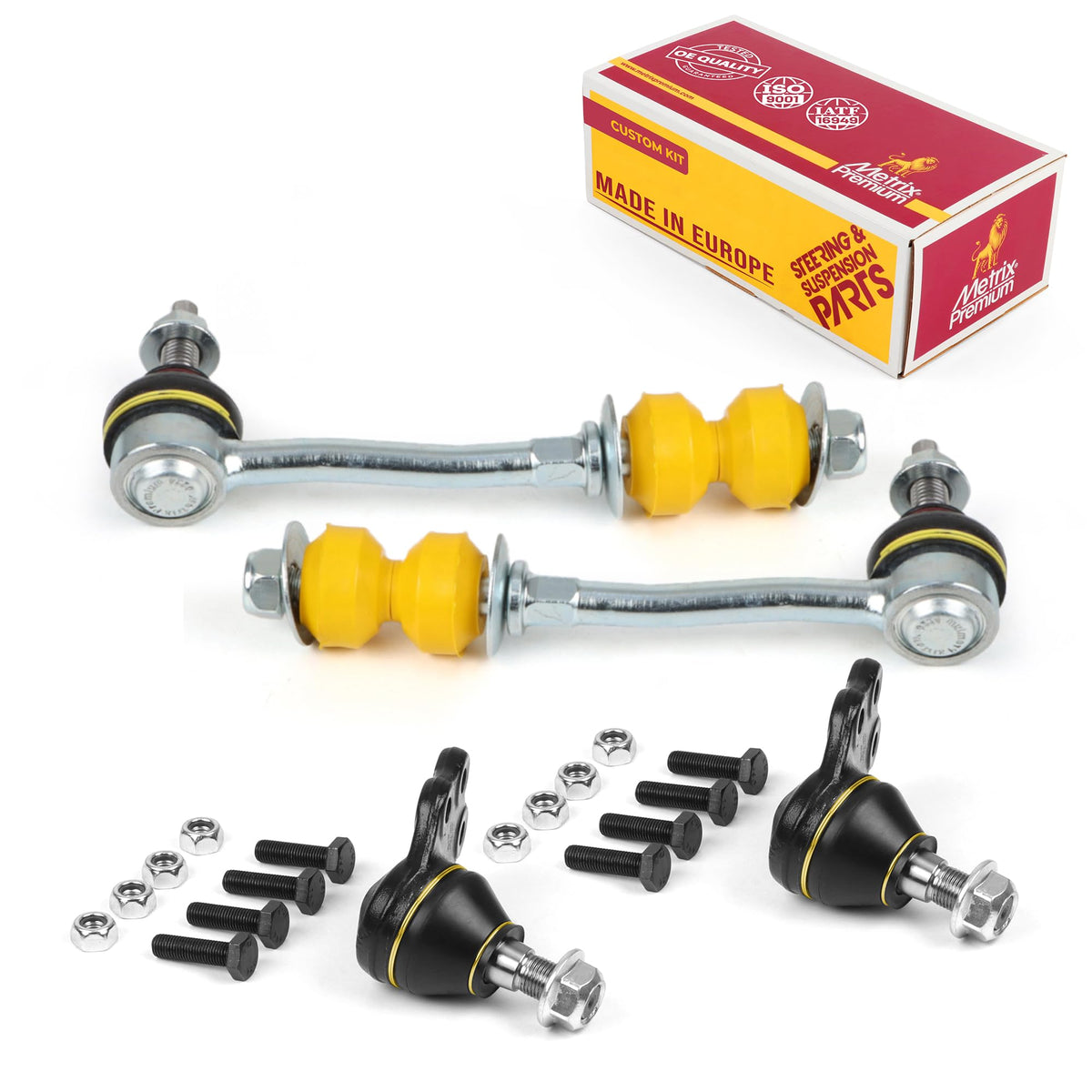 4 PC L/R Front Sway Bar Stabilizer End Link & L/R Front Lower Ball Joint Kit  96060MT