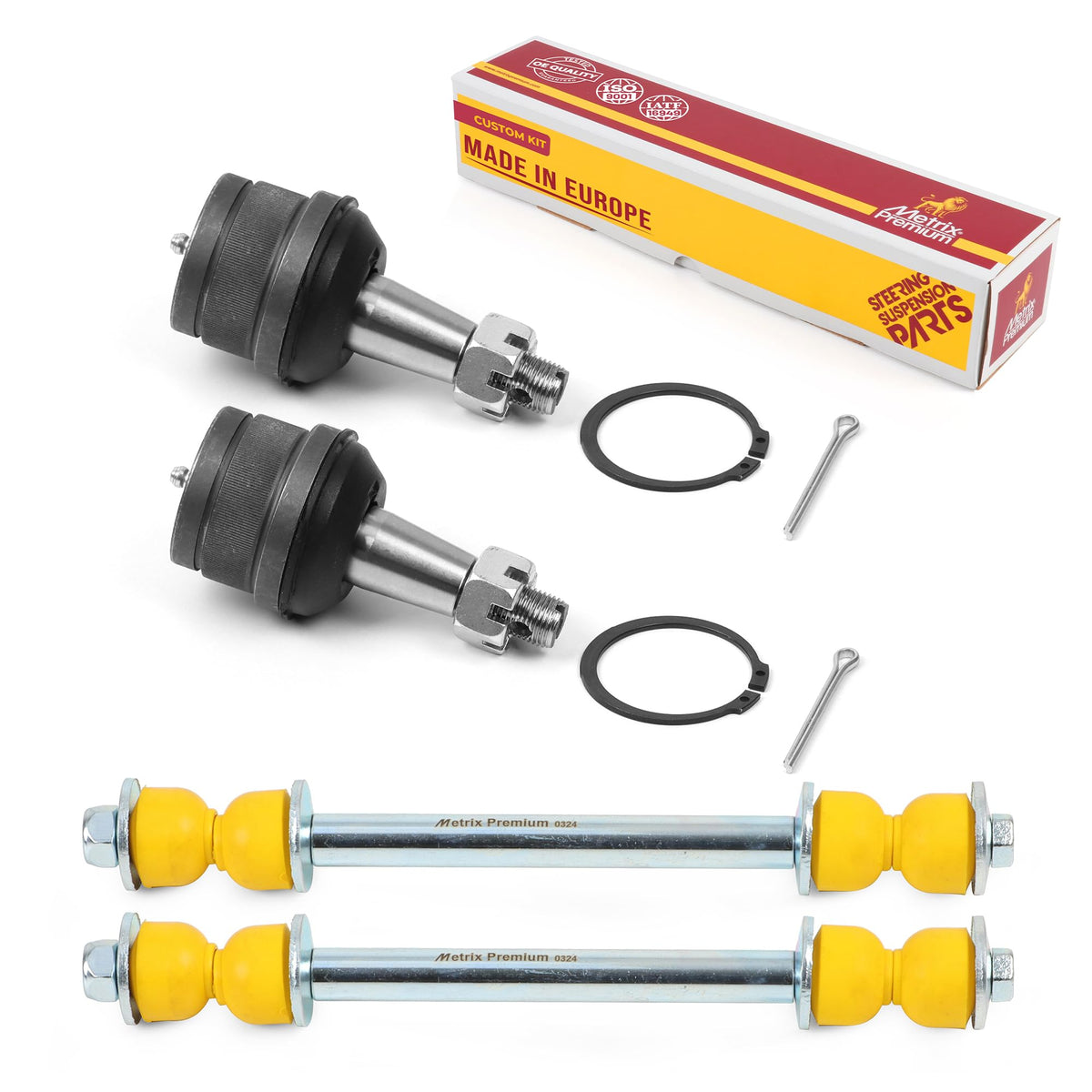 4 PC Front Sway Bar Stabilizer End Link & Lower Ball Joint Kit  96020MT
