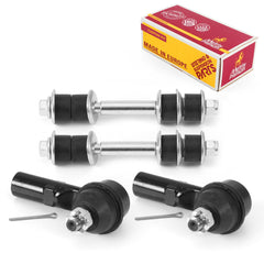 4 PC Front Sway Bar Stabilizer End Link & Outer Tie Rod End Kit  96000MT