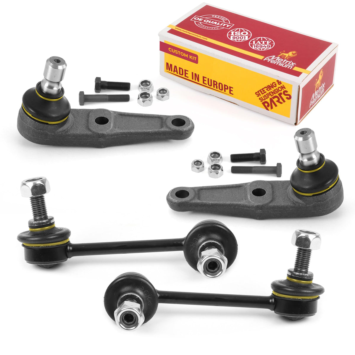4 PC Front Sway Bar Stabilizer End Link & Lower Ball Joint Kit  96103MT
