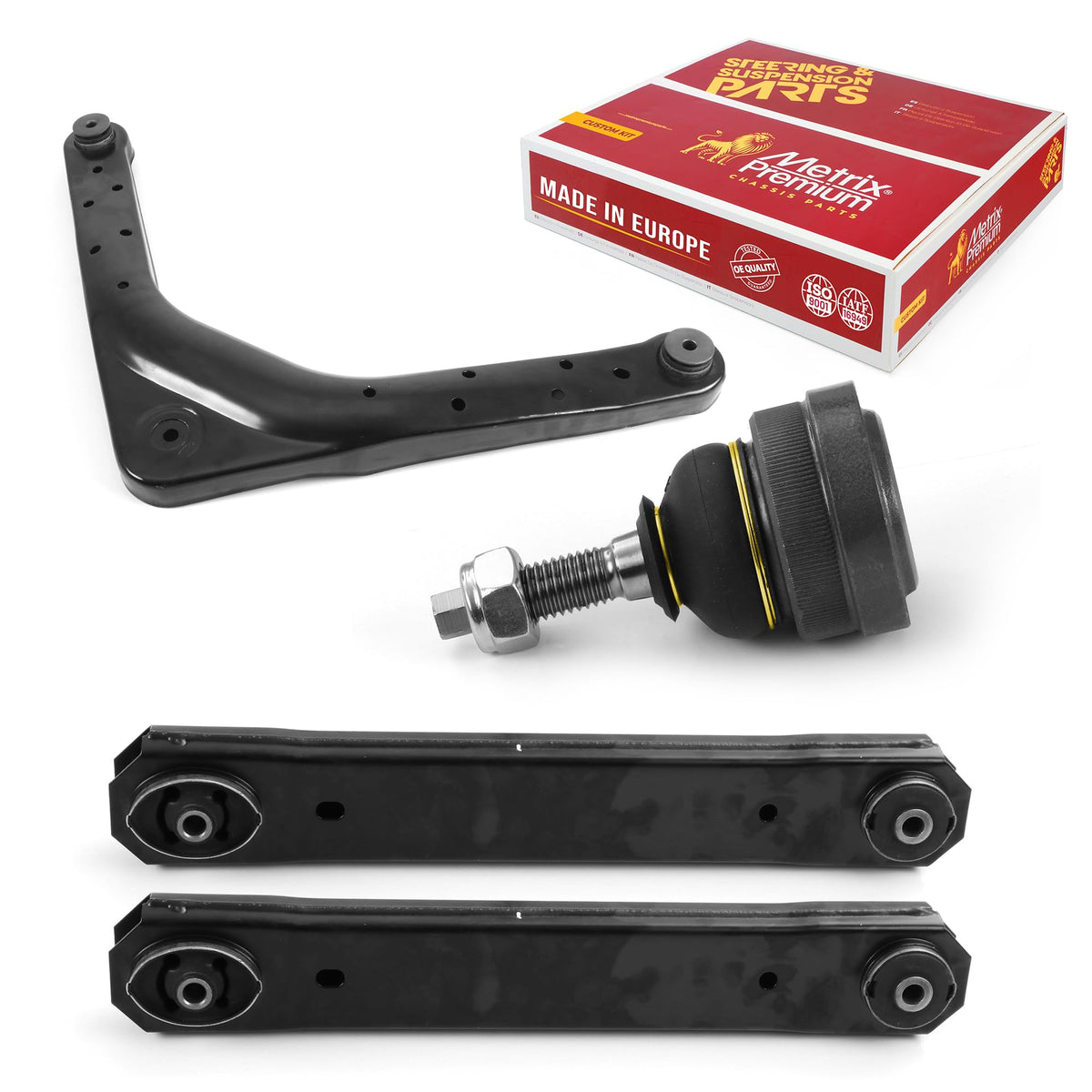 4 PC Rear Upper & Lower Control Arm & Upper Ball Joint Kit  95980MT