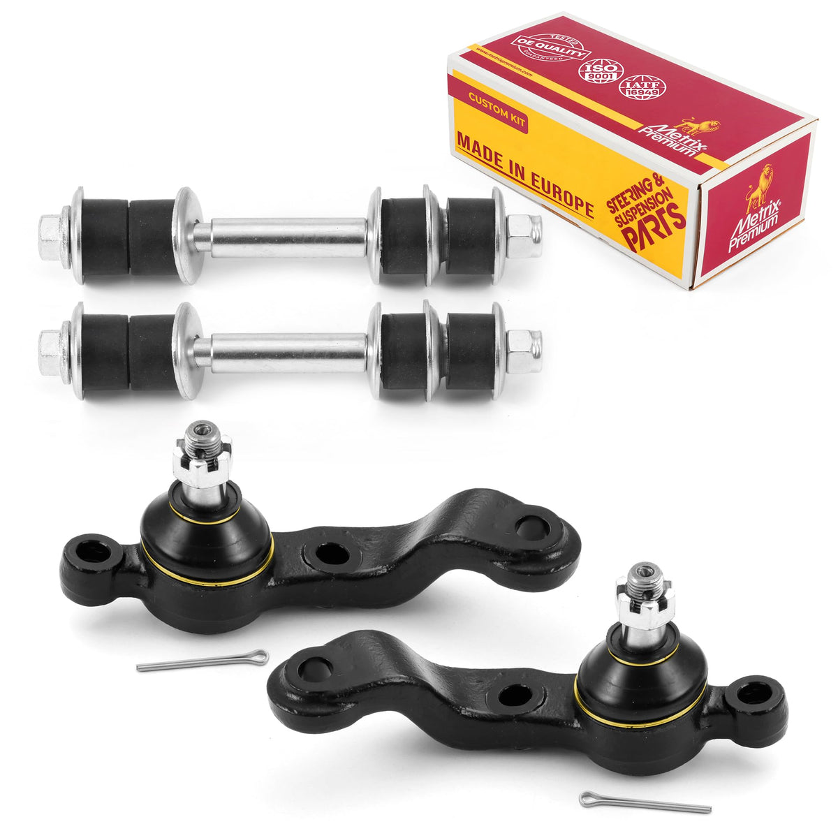 4 PC Front Sway Bar Stabilizer End Link & Lower Ball Joint Kit  96001MT