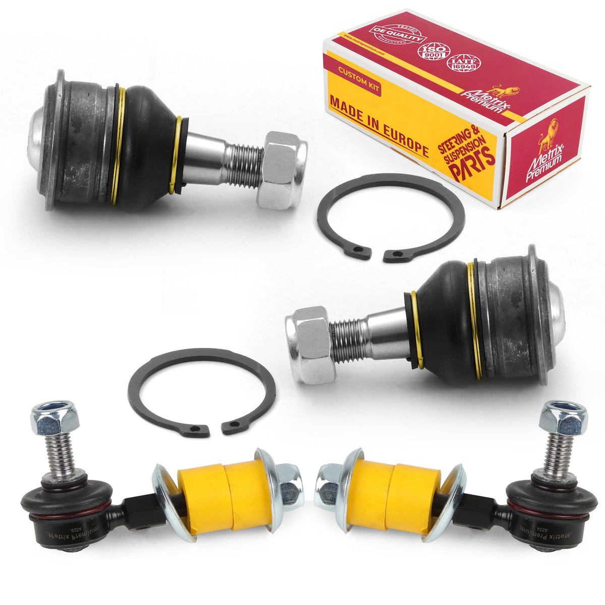 4 PC L/R Front Sway Bar Stabilizer End Link & Front Lower Ball Joint Kit  96049MT