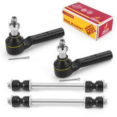 4 PC Front Sway Bar Stabilizer End Link & Outer Tie Rod End Kit  95986MT