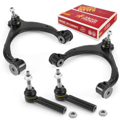 4 PC Front L/R Upper Control Arm & L/R Outer Tie Rod End Kit  95970MT