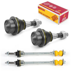 4 PC L/R Front Sway Bar Stabilizer End Link & L/R Front Lower Ball Joint Kit  96057MT