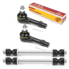 4 PC Front Sway Bar Stabilizer End Link & Outer Tie Rod End Kit  95984MT