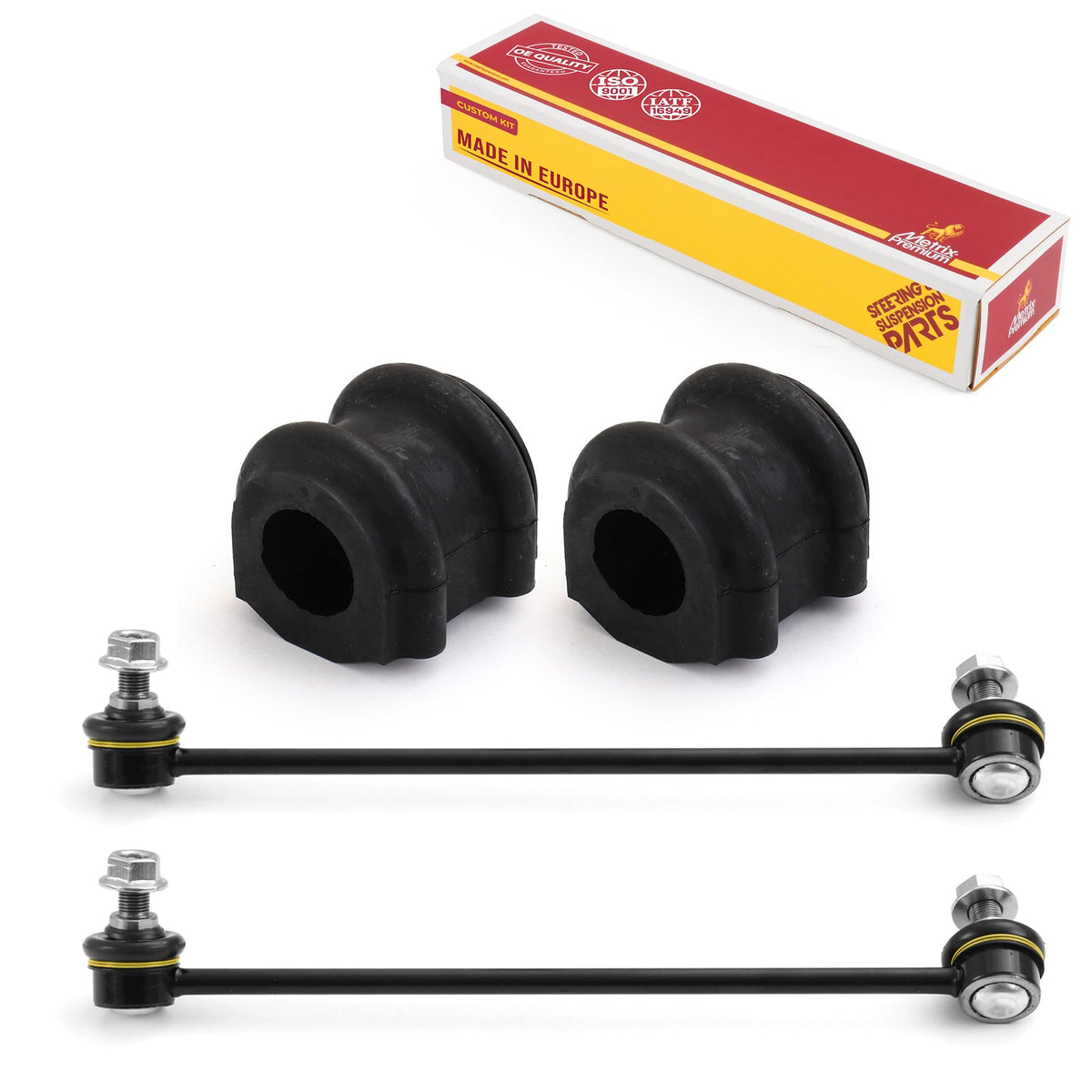 4 PC Front Sway Bar Stabilizer End Link & Stabilizer Bar Bushing Kit  96136MT