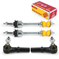4 PC Outer Tie Rod End & Front Sway Bar Stabilizer End Link Kit  96063MT