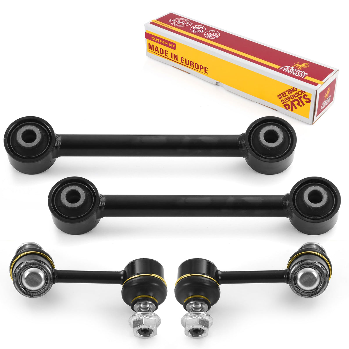 4 PC Rear Sway Bar Stabilizer End Link & Rear Lower Forward Control Arm Kit  96099MT